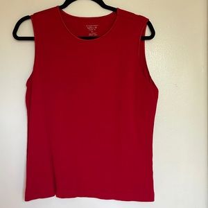 Red tank top